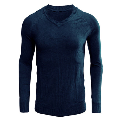 Herren Feinstrick Pullover V-Ausschnitt Modern Elegent