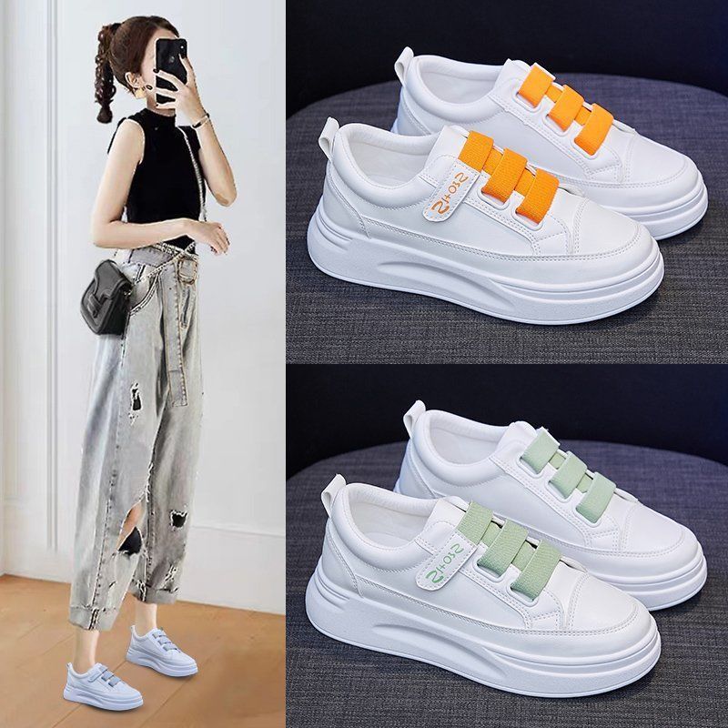 Damen Sneaker Bequem Klettverschluss Weiches Innenfutter - BerlinGlamour