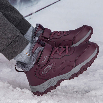 Wanderschuhe Damen Warm Winterfest Isolierend Rutschfest