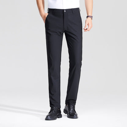 Herren Anzughose Elegant Atmungsaktiv Slim Fit