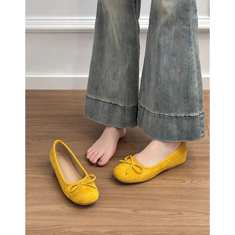 Damen Ballerinas Glitzer Komfort Schuhe Elegant