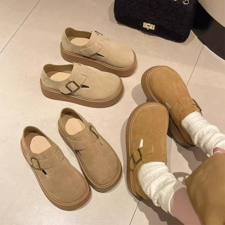 Damen Clogs Komfortabel Schnallenverschluss Modern