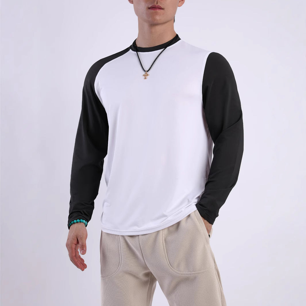 Herren Sportshirt Langarm atmungsaktiv Feuchtigkeitsregulierend
