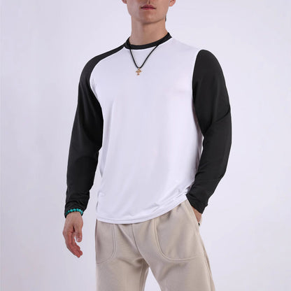 Herren Sportshirt Langarm atmungsaktiv Feuchtigkeitsregulierend