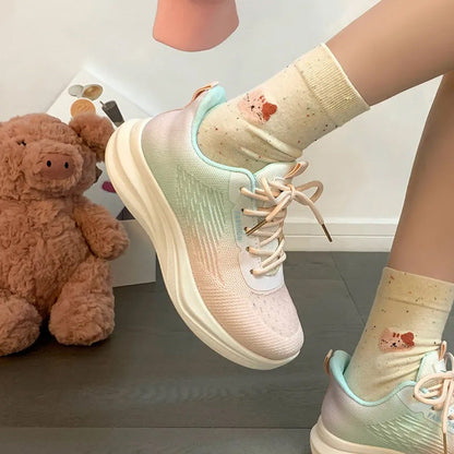 Damen Laufschuhe Leicht Flexibel Dämpfung Damenlaufschuhe