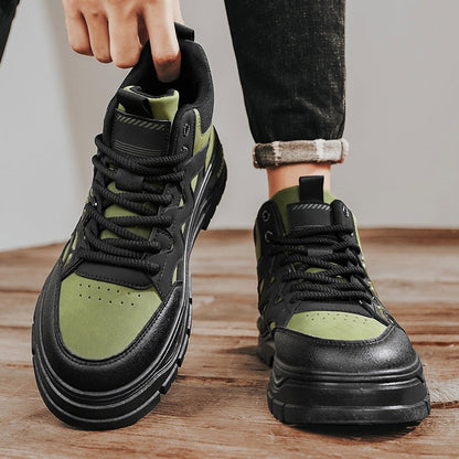 Damen Sport-Sneaker High-Top Schwarz Outdoor