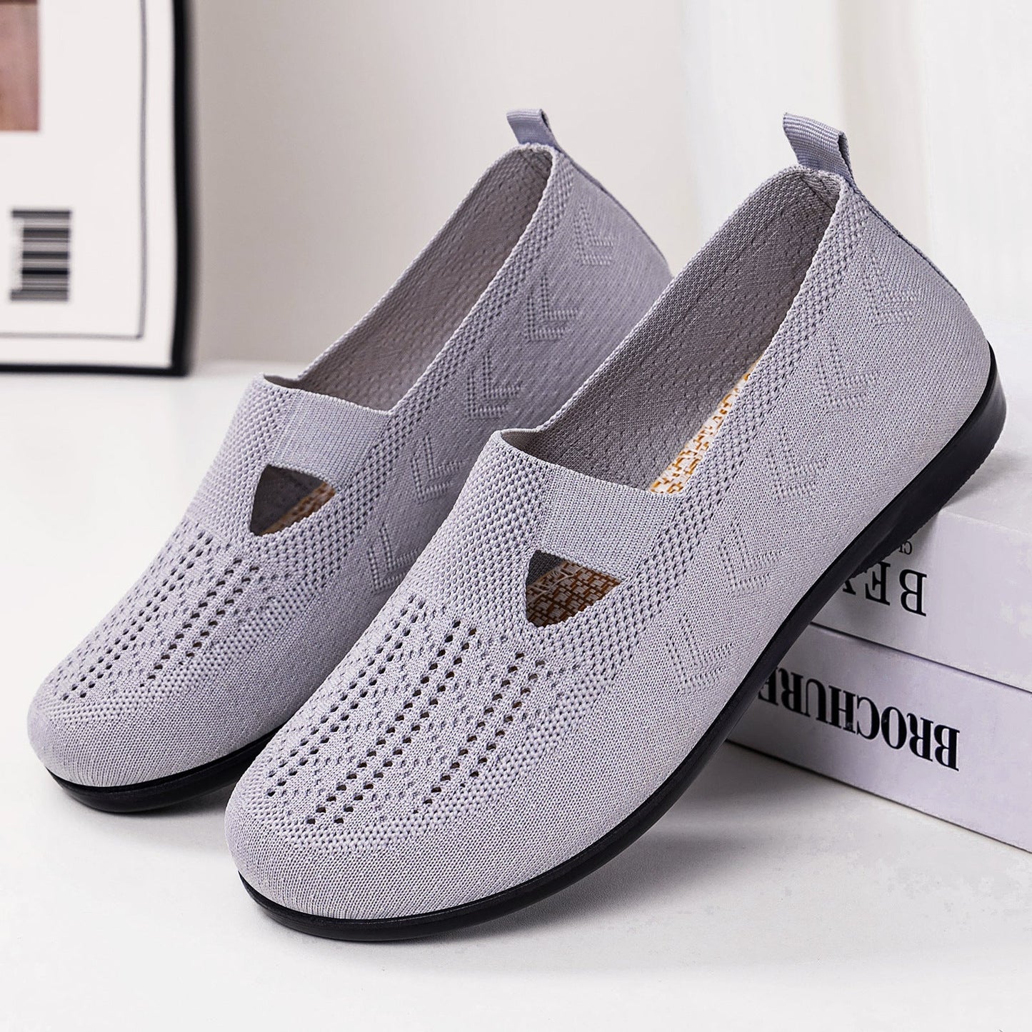 Damen Schuhe Atmungsaktiv Flexibel Elastisch Bequem