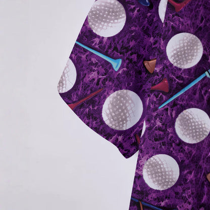 Herren Polohemd Golf Motiv Modern Trendig