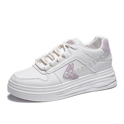 Damen Plateau Sneaker Sportlich Atmungsaktiv Elegant