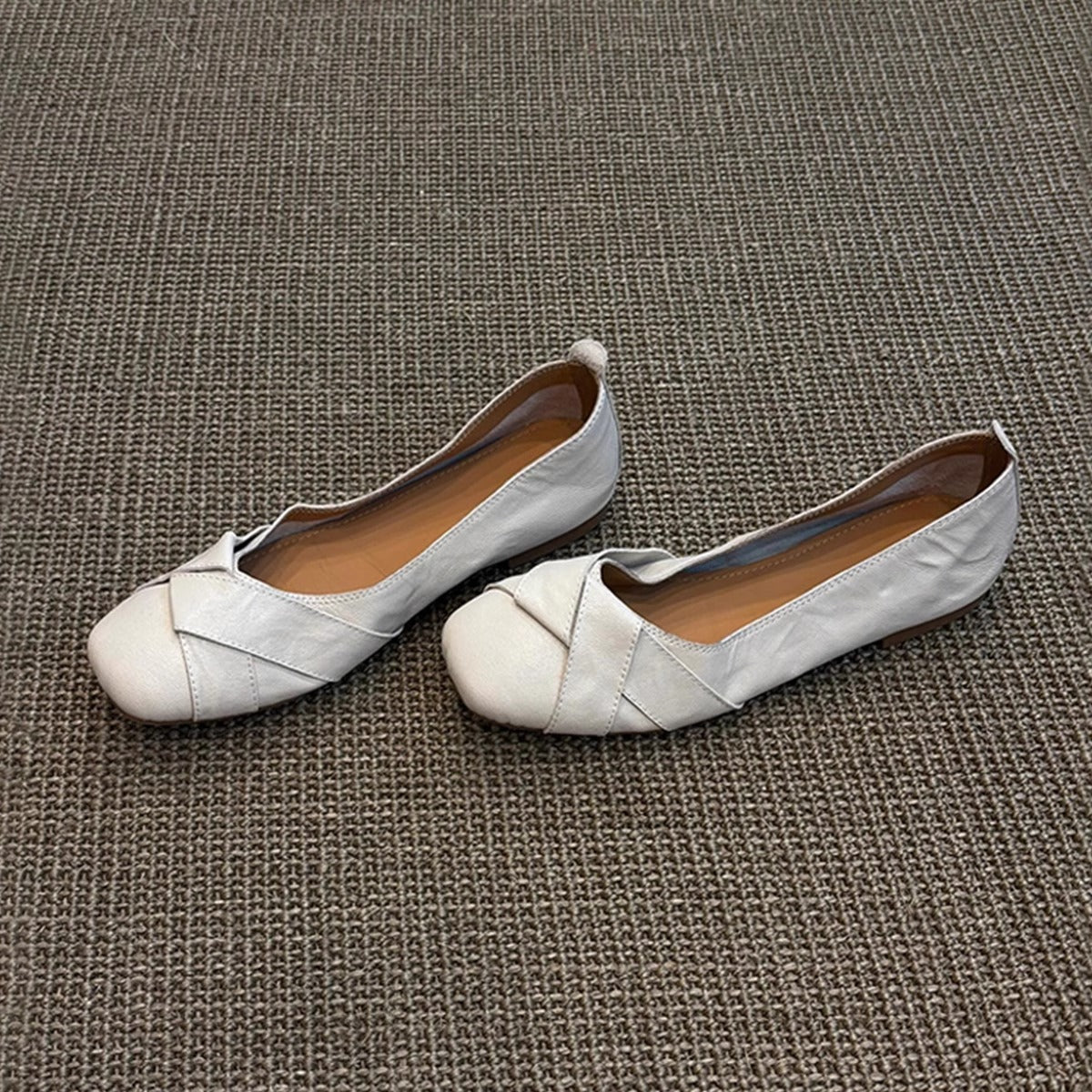 Damen Ballerinas Weich Flexible Schuhe Bequem