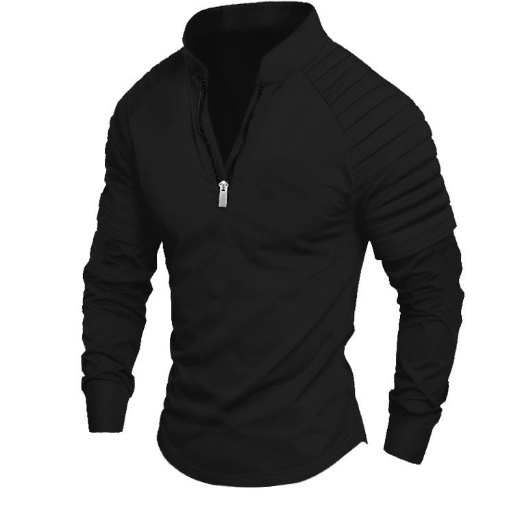 Herren Sportpullover Modern mit Zip und Stylish Look