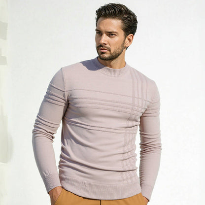 Herren Strickpullover Modern Strukturiert Berlin Style
