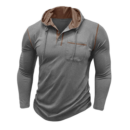 Herren Sweatshirt Kapuze Langarm Hoodie Sportlich