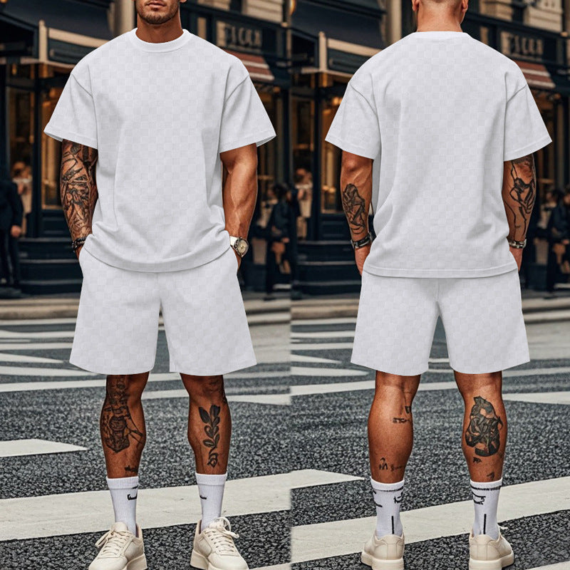 Herren Sport Set Kurzarm T-Shirt und Shorts Leichtathletik - BerlinGlamour