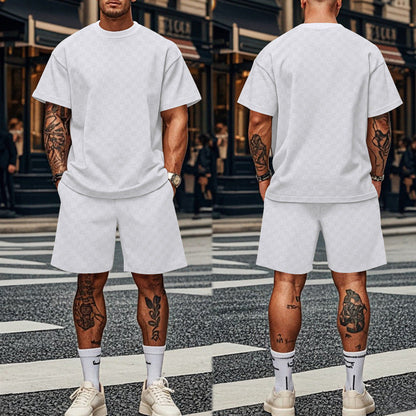 Herren Sport Set Kurzarm T-Shirt und Shorts Leichtathletik - BerlinGlamour
