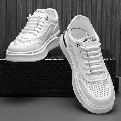 Damen Sneaker Sportlich Leicht Perforiert Laufsohle