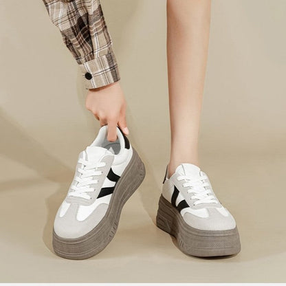 Damen Sport-Sneaker Plateau Komfort Modern