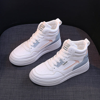 Damen Sneaker Sportlich High Top mit weicher Innensohle