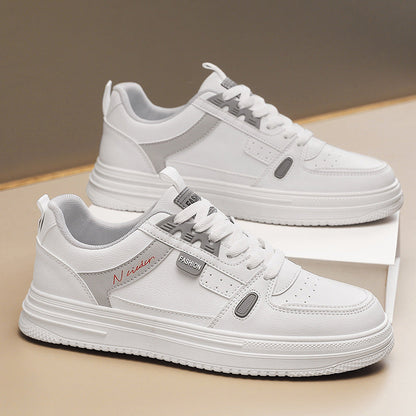 Damen Sneaker atmungsaktiv Leder Sohle Komfortschuh