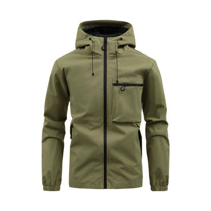 Herren Funktionsjacke Wasserdicht Sportlich Modern