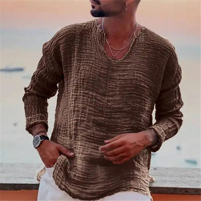 Leinenpullover Herren Leicht Sommer