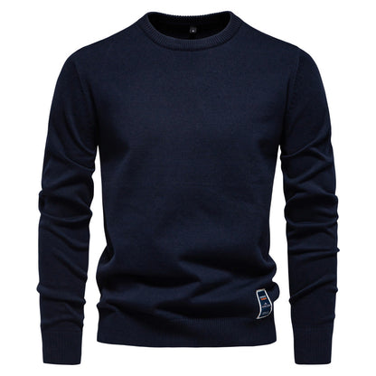 Herren Strickpullover Baumwolle Bequem Passform Modern