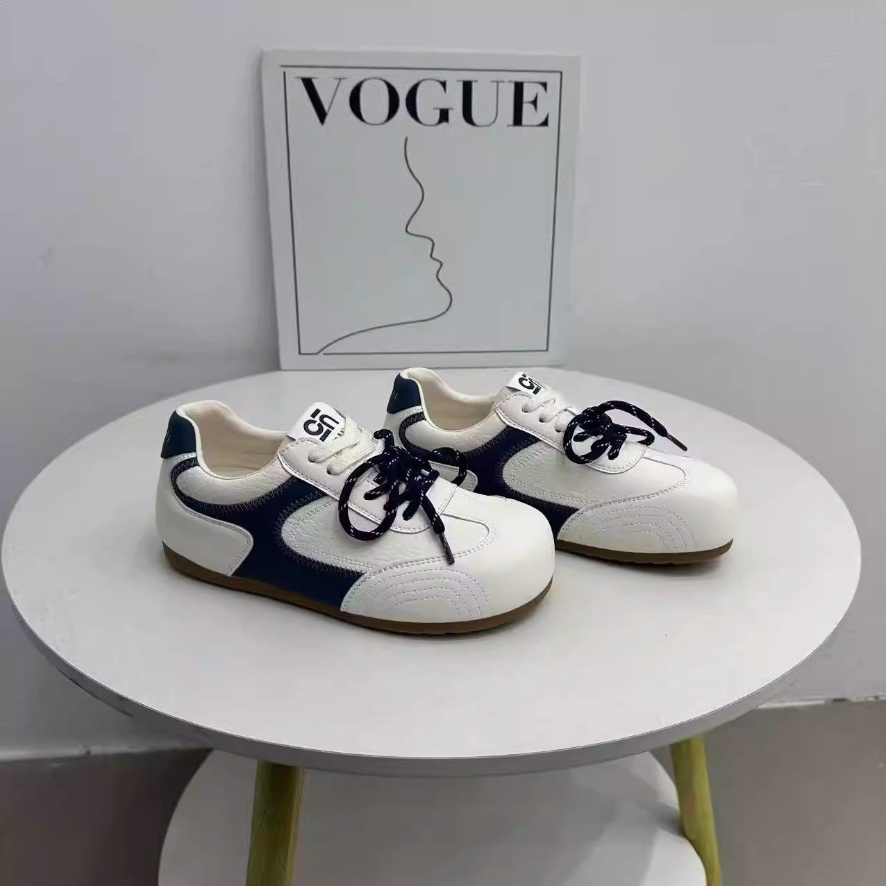 Damen Sneakers Sportlich Retro Atmungsaktiv