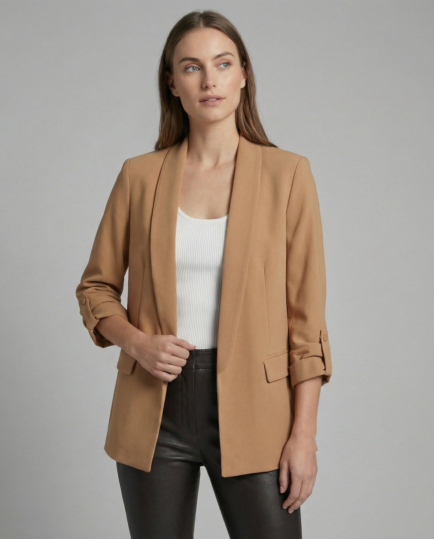 Damen Blazer Elegantes Design Locker Passform - BerlinGlamour