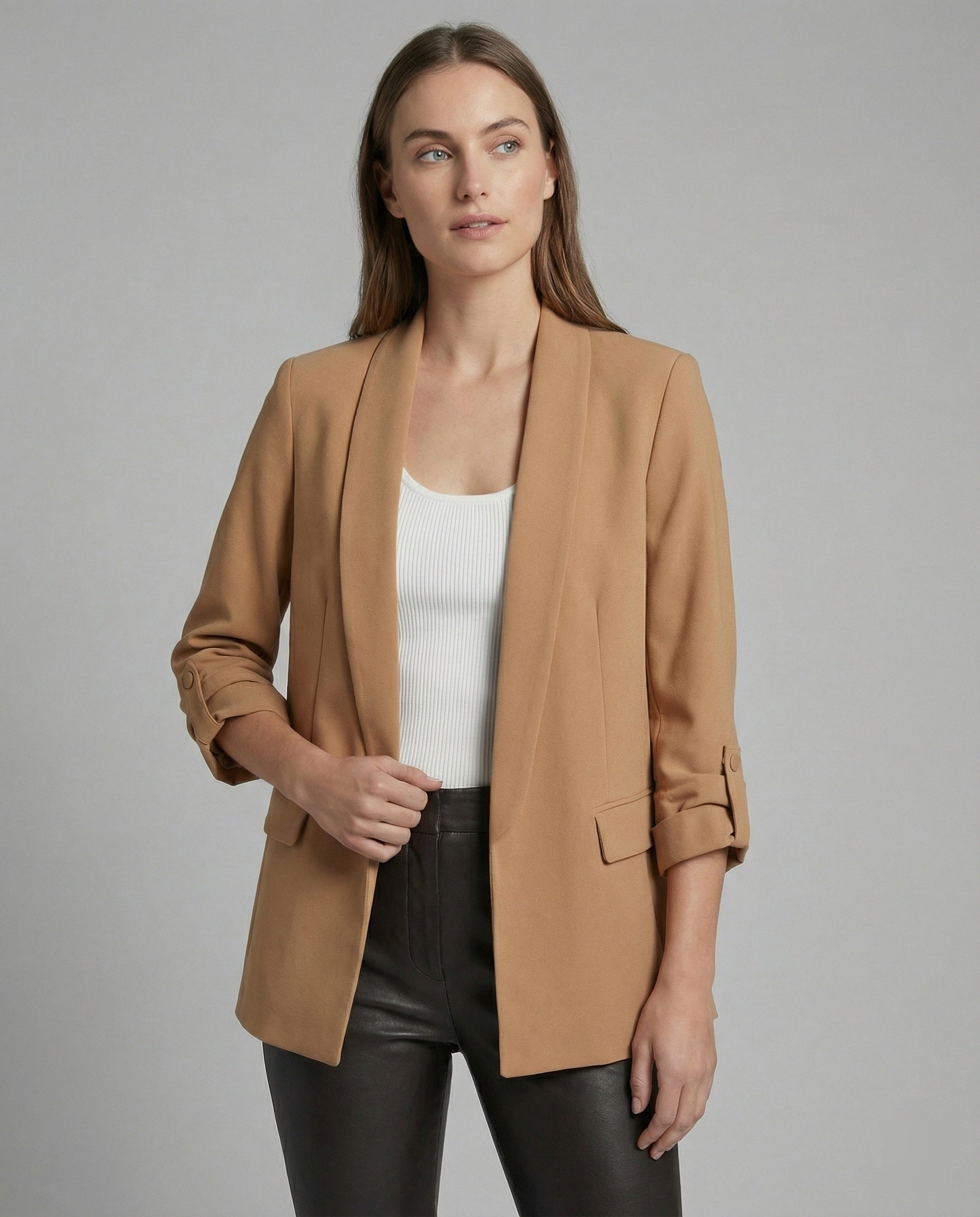 Damen Blazer Elegantes Design Locker Passform - BerlinGlamour