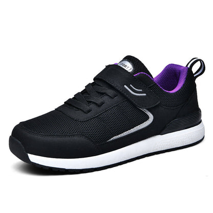 Damen Sportschuhe Sneaker Atmungsaktiv Klettverschluss