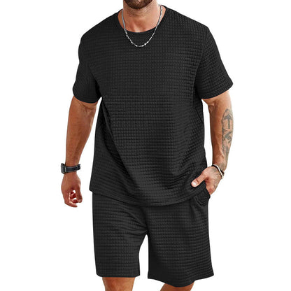 Herren T-Shirt und Shorts Set Baumwolle Freizeit Berlin