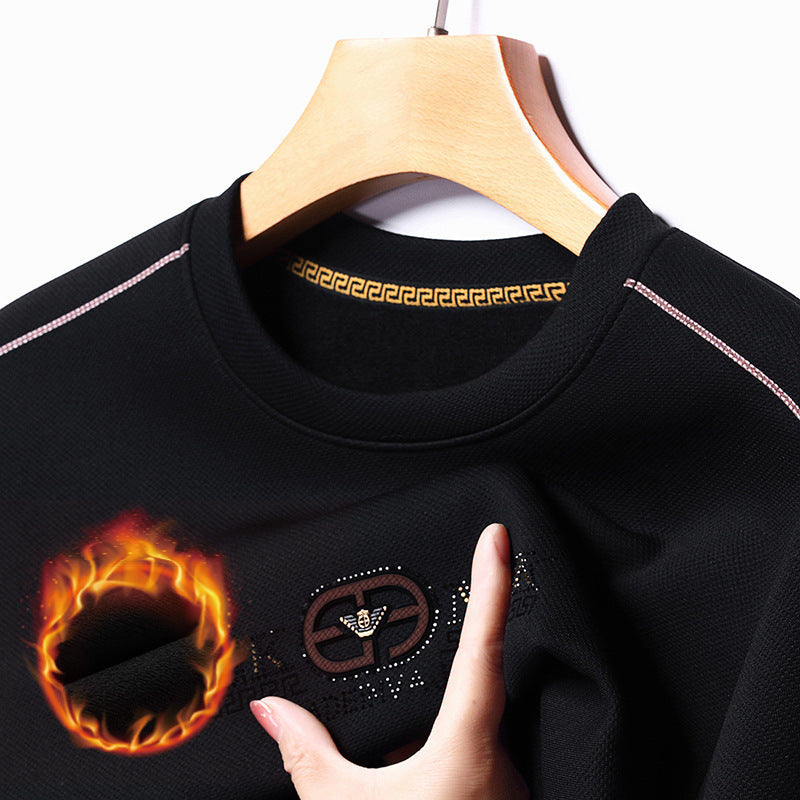 Herren Sweatshirt Wärmeisolierung Winterwarm Mit Kapuze