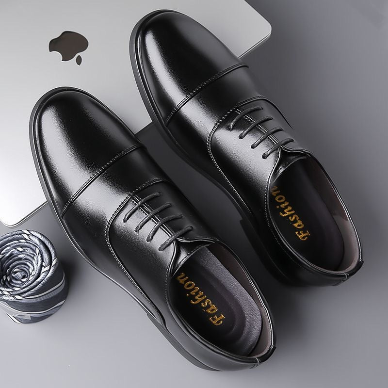 Herren Lederschnürschuhe Klassisch Elegante Sohle