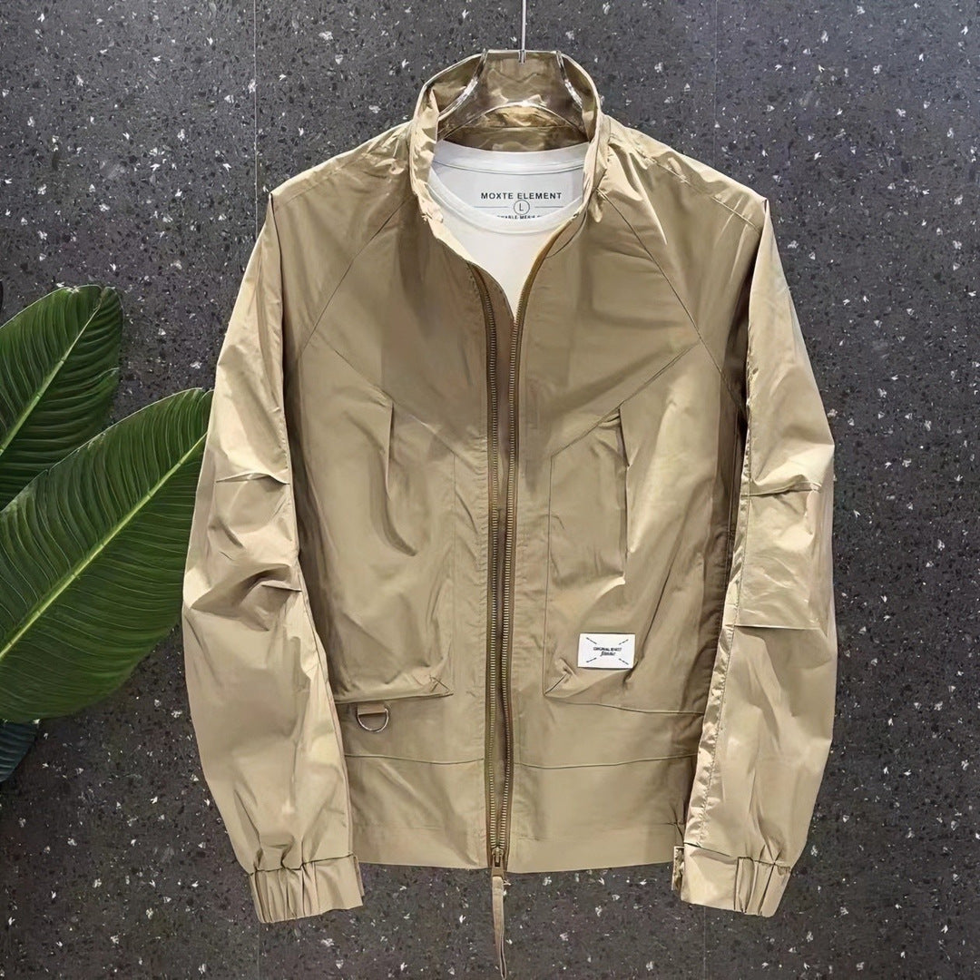 Winddichte Unisex Jacke Leicht Modern Schnitt