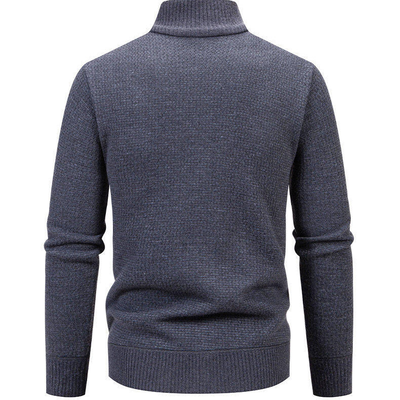 Herren Strickjacke Modern Mit Reißverschlusstaschen