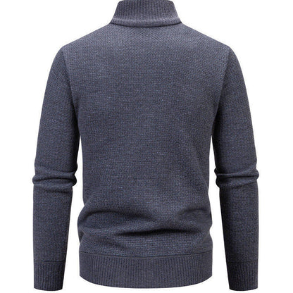 Herren Strickjacke Modern Mit Reißverschlusstaschen