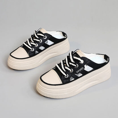 Damen Sneaker Slip-On atmungsaktiv Mesh rutschfest