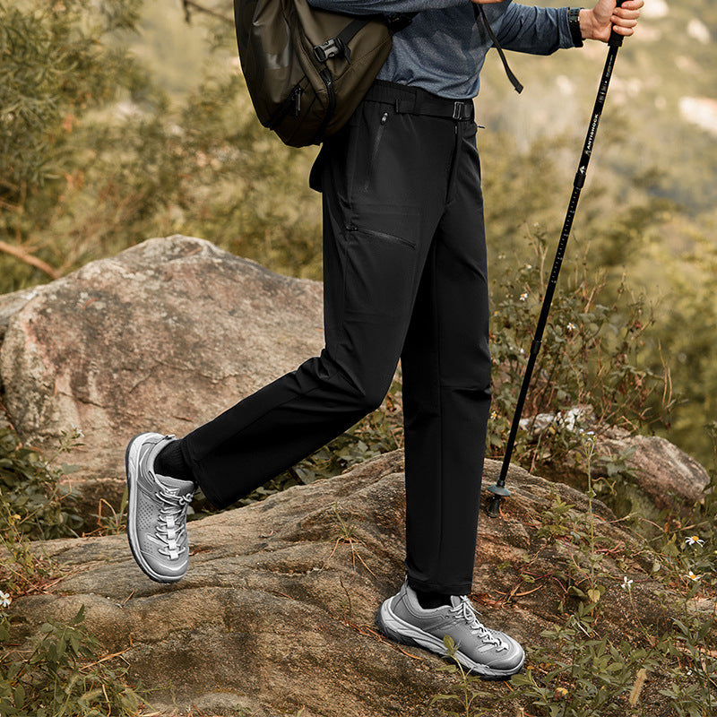 Herren Outdoorhose Leicht Wasserabweisend Verstellbar