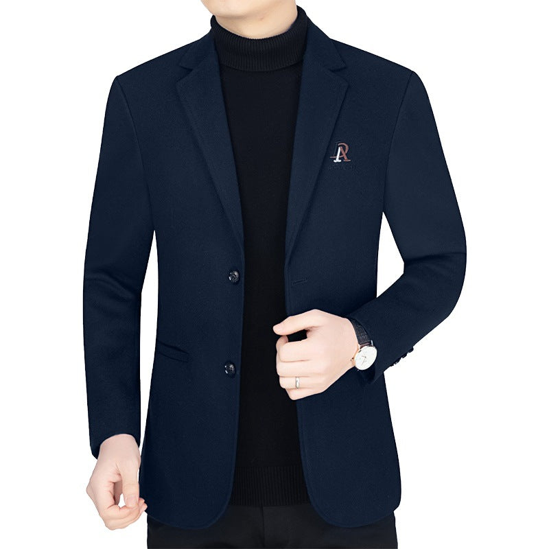 Herren Blazer Slim Fit Soft Stoff Elegant