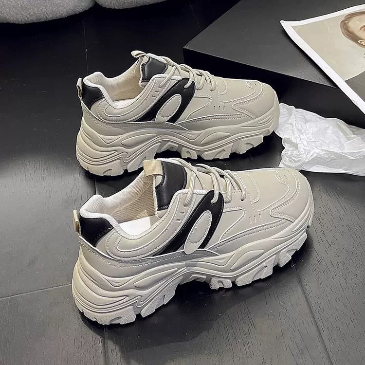 Damen Sneaker Sportlich Chunky Stabile Sohle - BerlinGlamour