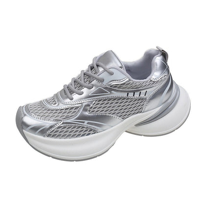 Damen Sneaker atmungsaktiv Netzdesign Sportlich