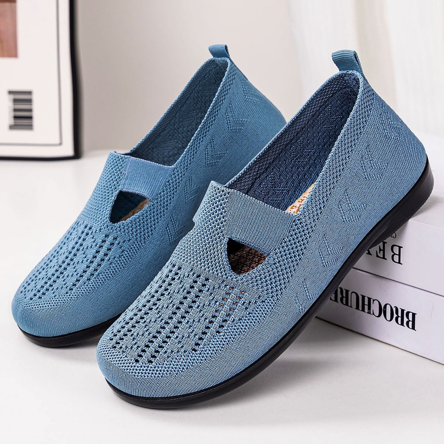 Damen Schuhe Atmungsaktiv Flexibel Elastisch Bequem