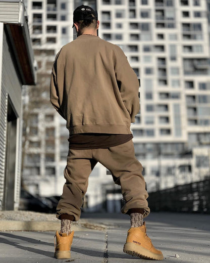 Herren Jogginghose Modern mit Reißverschlusstaschen Bequem