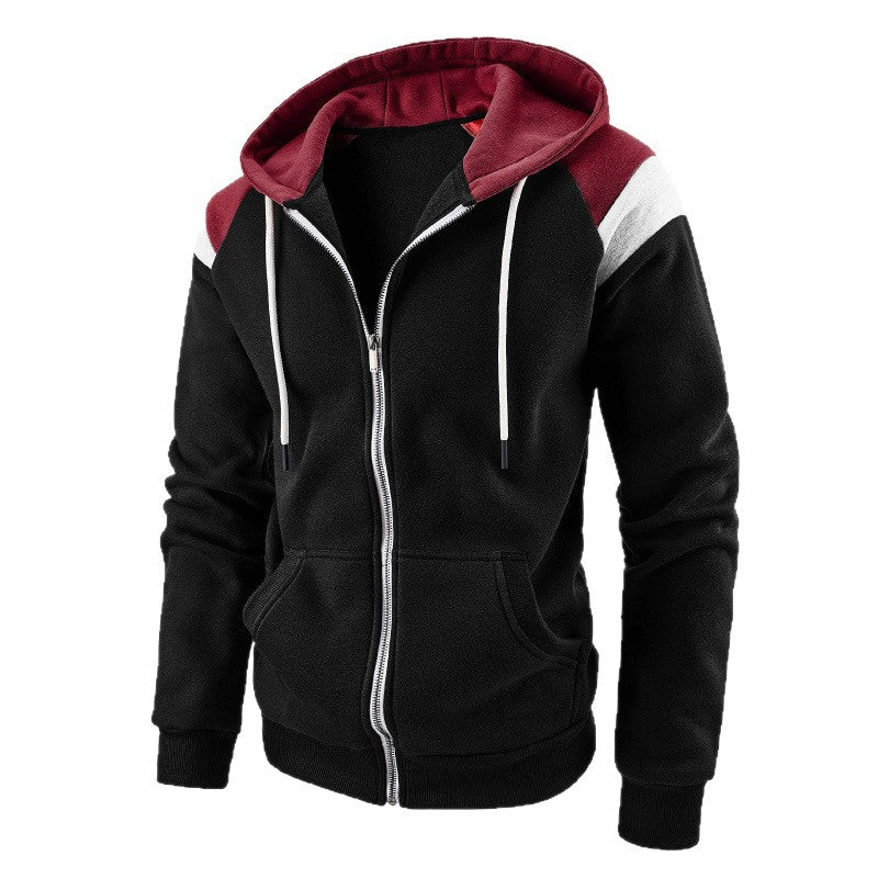 Herren Hoodie Sportlich Farbblock Modern