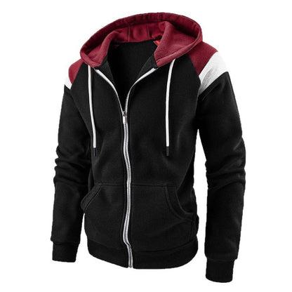 Herren Hoodie Sportlich Farbblock Modern