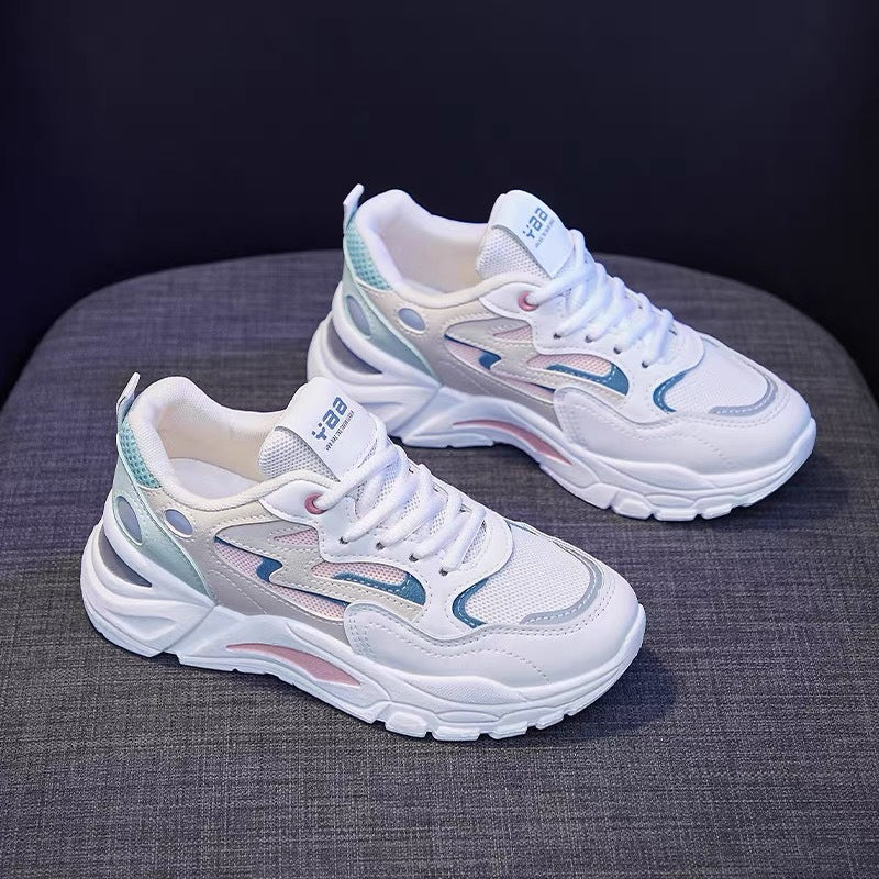 Damen Laufschuhe Sportlich Atmungsaktiv Mesh Freizeit