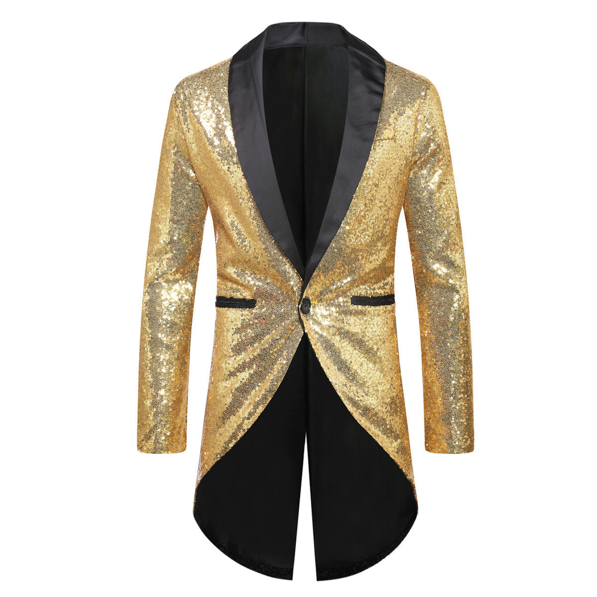 Herren Blazer Elegant Pailletten Luxus Design