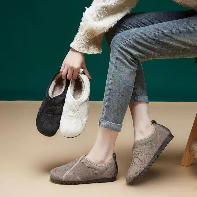 Damen Slipper Bequem Freizeit Schuhe Weich - BerlinGlamour