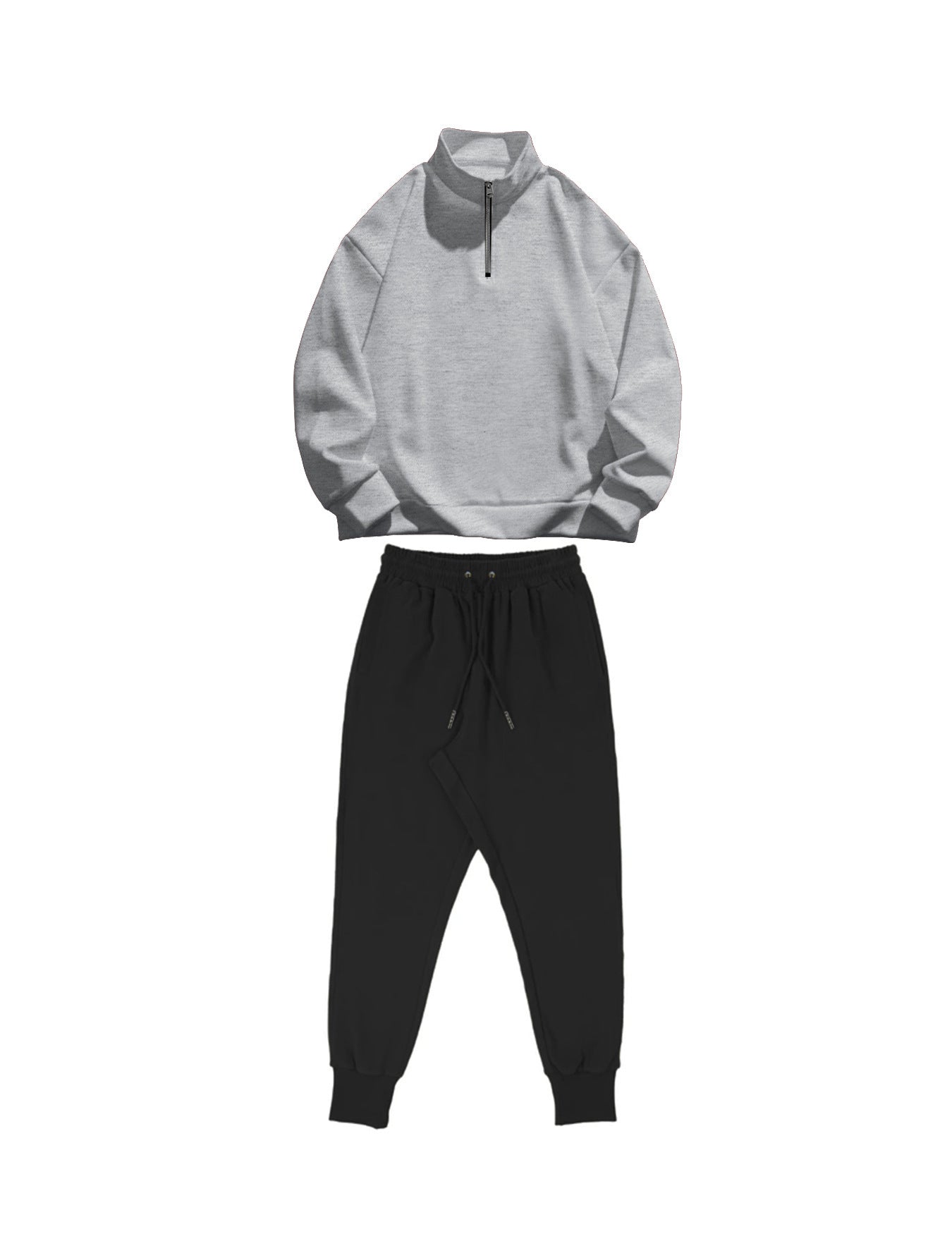 Herren Trainingsanzug Set Sportlich Modern mit Taschen
