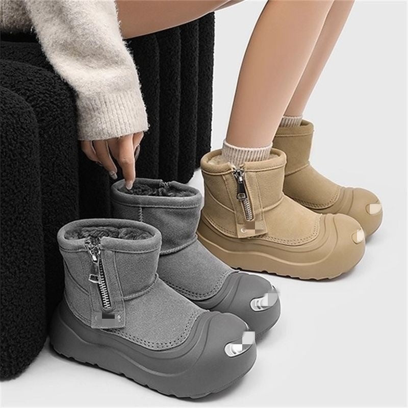 Damen Winterstiefel Gefüttert Rutschfest Mode